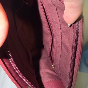 Elegant Mini Bag in Rich Burgundy